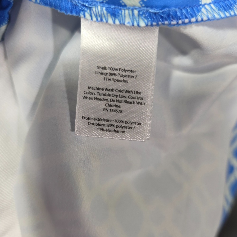 Vineyard Vines Skort Skirt Blue Size 00 Four Pockets Zippers Tennis Golf - Picture 8 of 8